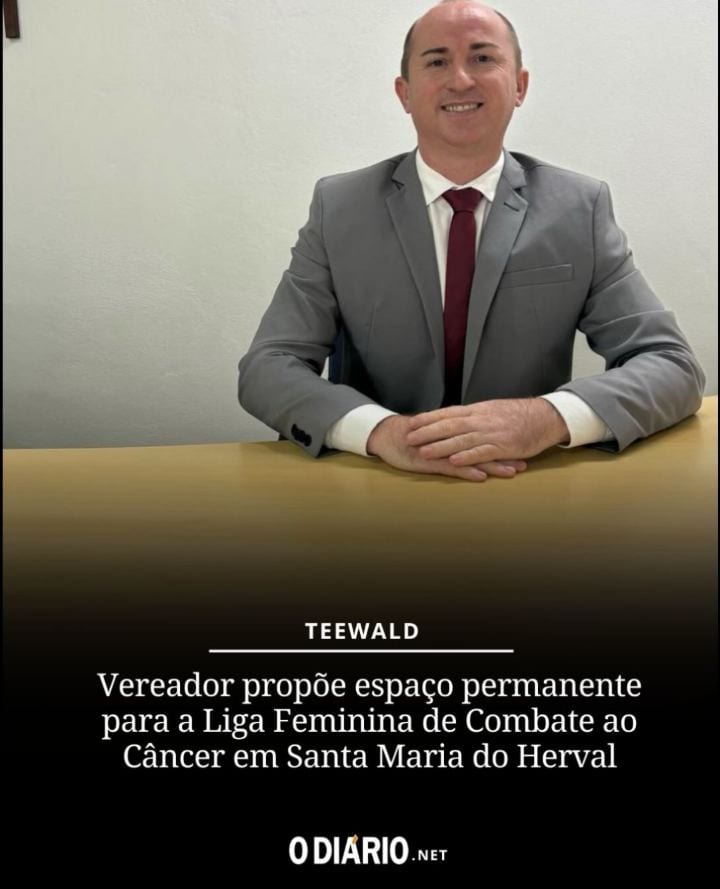 Vereador pede espaço permanente para Liga Feminina de Combate ao Câncer