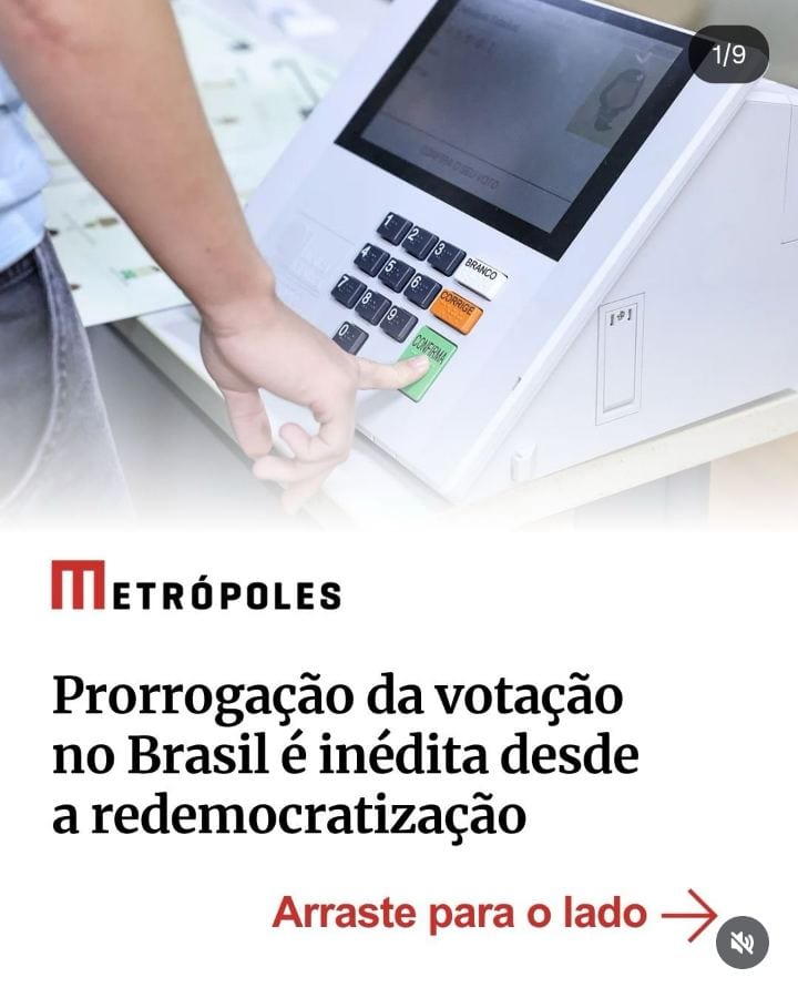 A prorrogação do horário de votação para além das 17h é inédita ao menos desde 1994, quando o Brasil passou a adotar o m