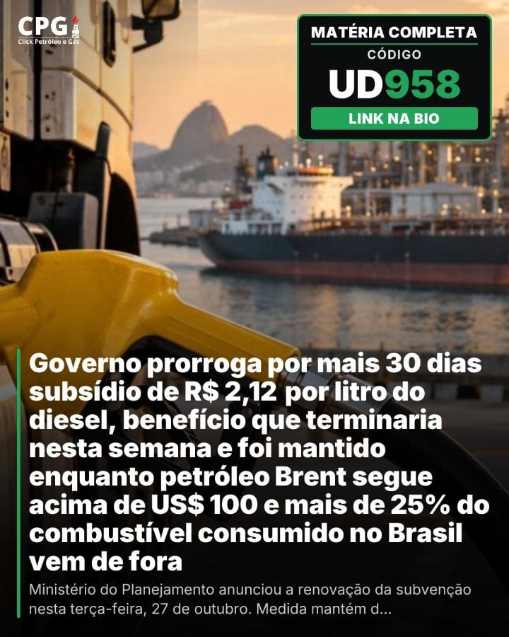 Ministério do Planejamento anunciou a renovação da subvenção nesta terça-feira, 27 de outubro.