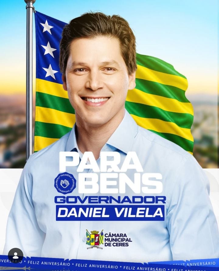 Feliz aniversário, Governador @danielvilela15 !