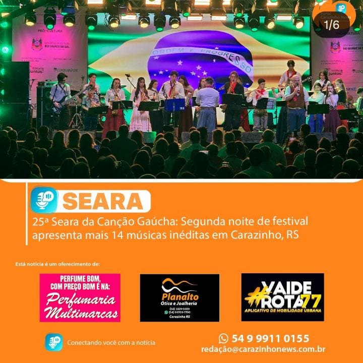 O último final de semana de outubro chegou e com ele a realização de mais uma Seara da Canção Gaúcha.