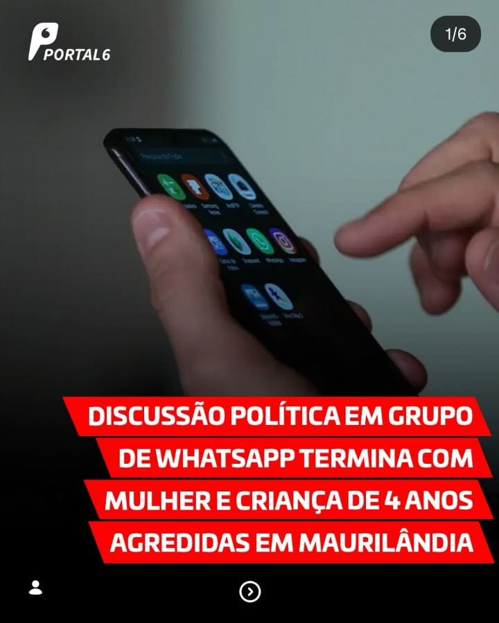 INACEITÁVEL | Uma discussão sobre política em um grupo de mensagens terminou em agressão na porta de uma casa na Avenida