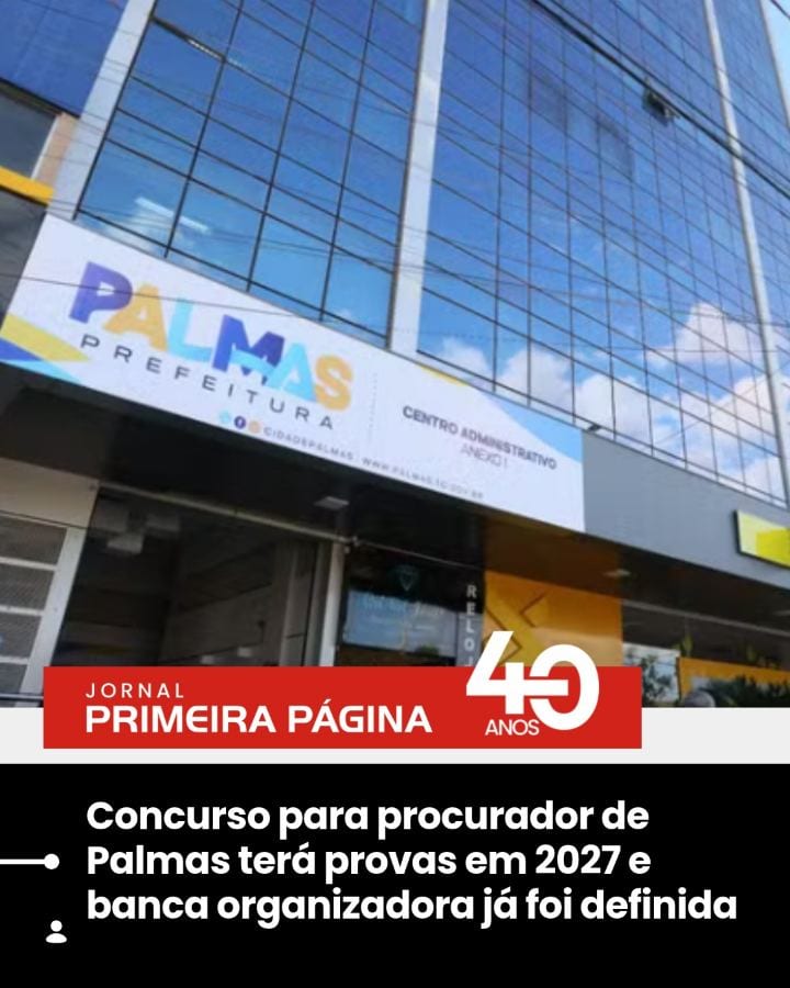 A Prefeitura de Palmas definiu a Fundação Carlos Chagas (FCC) como banca organizadora do concurso público para o cargo d
