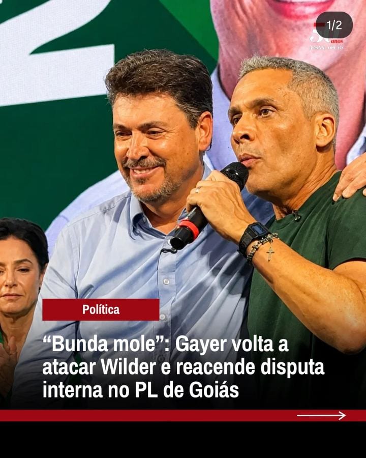 O senador eleito Gustavo Gayer (PL) voltou a criticar publicamente o senador Wilder Morais (PL) e reacendeu as divergênc