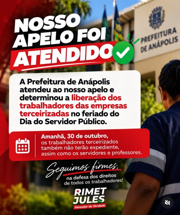NOSSO APELO FOI ATENDIDO!