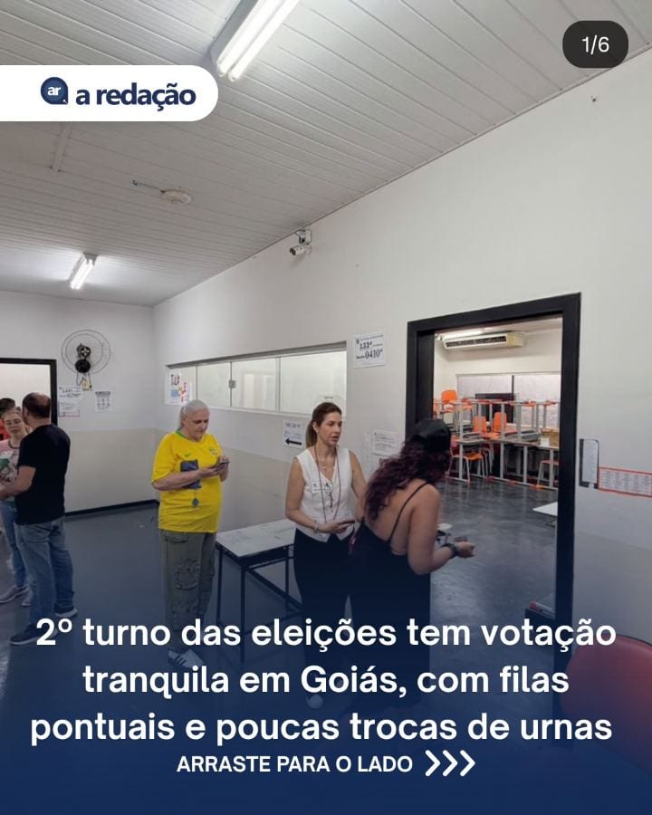 O segundo turno das eleições presidenciais começou com movimentação tranquila na maior parte dos locais de votação em Go