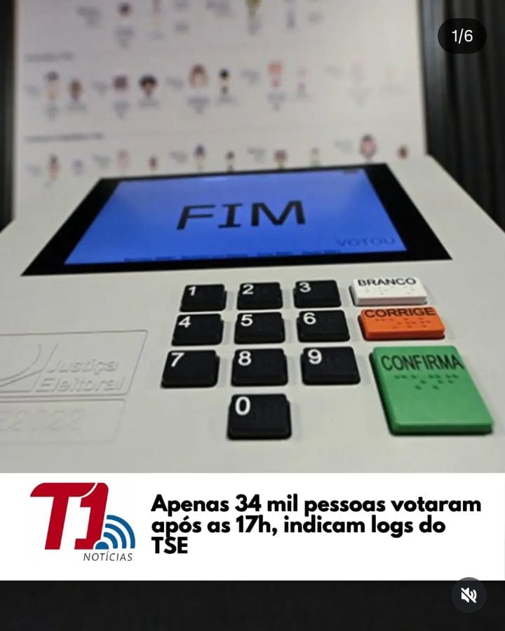 O horário de votação foi estendido depois que o Supremo Tribunal Federal (STF), em decisão do ministro Cristiano Zanin l