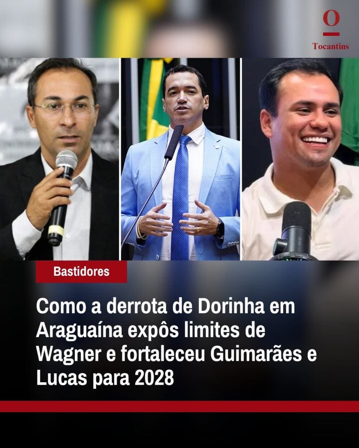 A derrota de Professora Dorinha Seabra em Araguaína evidenciou que a expressiva votação de Wagner Rodrigues em 2024 não
