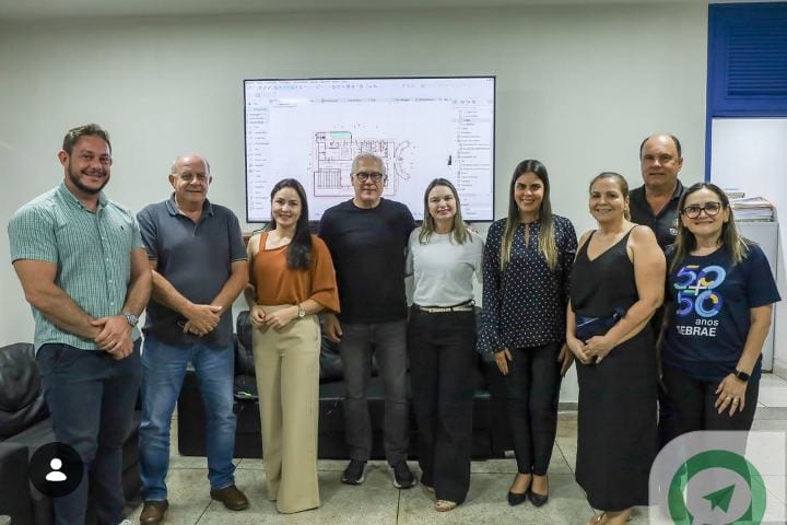 Nesta quarta-feira (28/10), o prefeito Reus Fornari participou de uma reunião de alinhamento e apresentação do projeto e