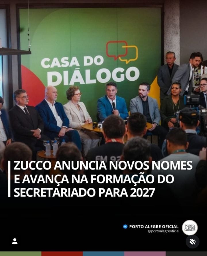 O governador eleito do Rio Grande do Sul, Luciano Zucco (PL), divulgou nesta quinta-feira (29) mais integrantes da equip