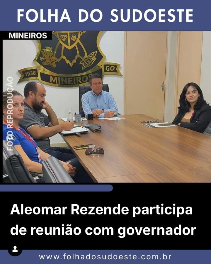 Aleomar Rezende participou de videoconferência com Daniel Vilela sobre combate à dengue
