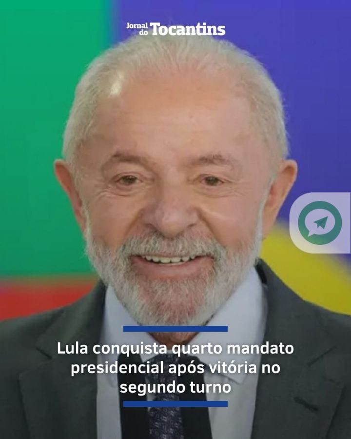 ELEIÇÕES 2026 - Luiz Inácio Lula da Silva (PT) conquistou neste domingo (25) o quarto mandato como presidente da Repúbli
