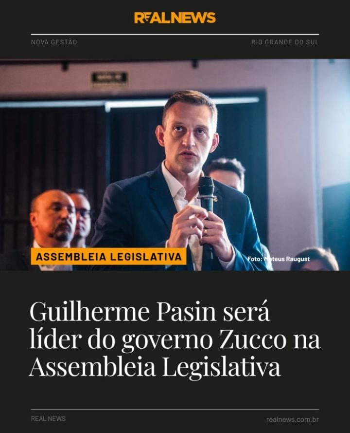 Quem fará a ponte entre o futuro governo de Luciano Zucco e os deputados estaduais?