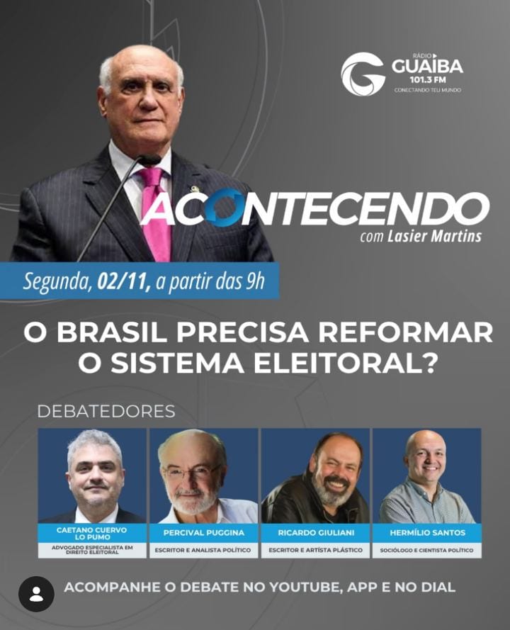 O programa Acontecendo, comandado por Lasier Martins, promove nesta segunda-feira um debate fundamental sobre a estrutur
