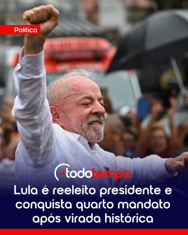 Luiz Inácio Lula da Silva (PT) foi reeleito presidente da República neste domingo (25), após uma disputa acirrada contra