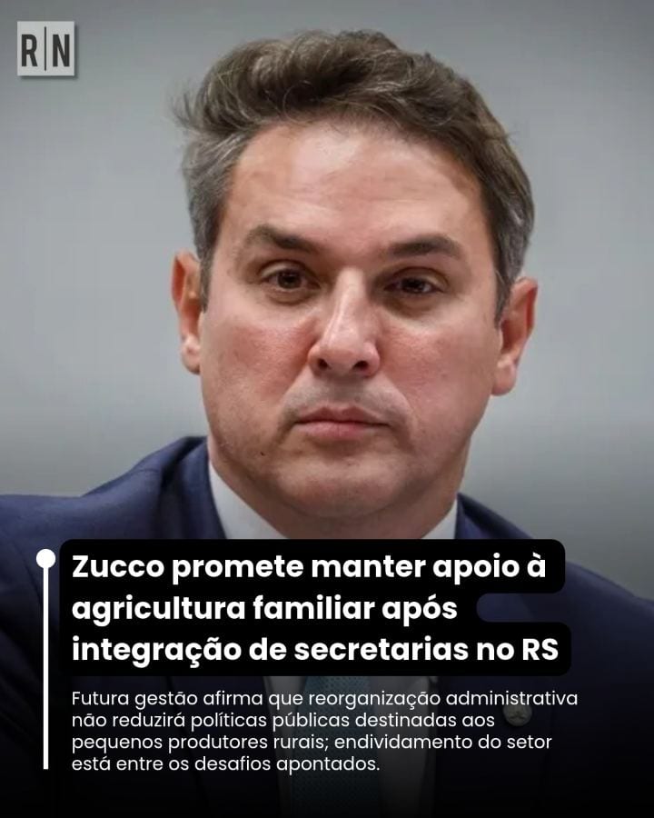 O governador eleito do Rio Grande do Sul, Luciano Zucco, afirmou que a integração das secretarias estaduais da Agricultu