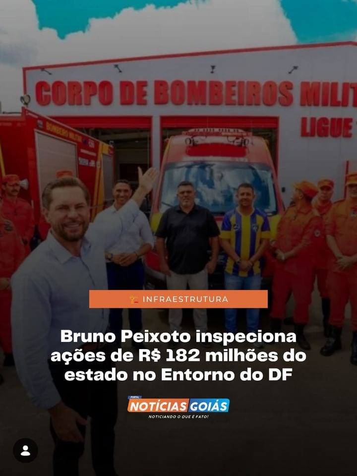 O governador de Goiás em exercício, Bruno Peixoto, realizou neste sábado (31/10) uma série de vistorias em obras pública