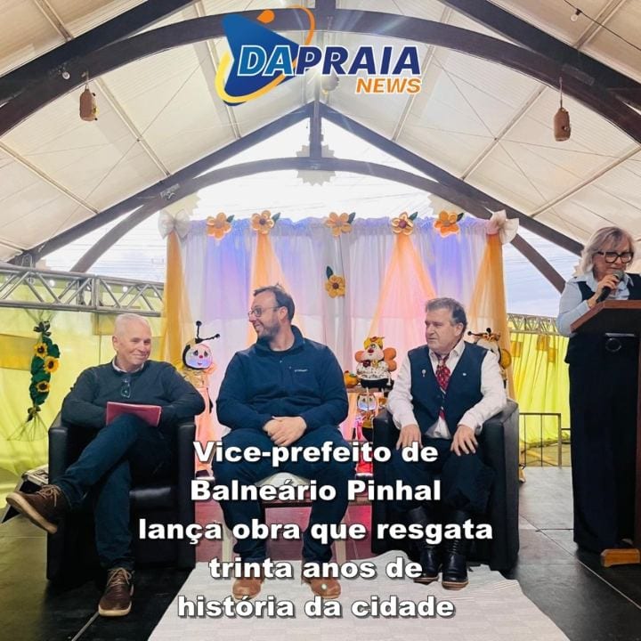 No final da tarde desta sexta-feira, 30 de outubro, Balneário Pinhal viveu um resgate da sua história com o lançamento d