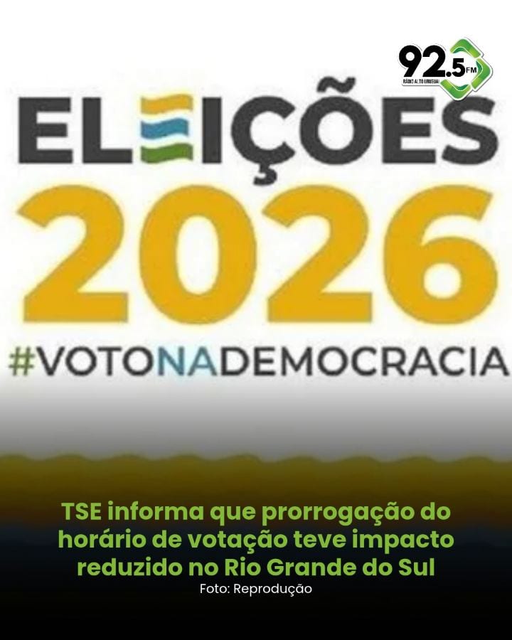 Levantamento realizado pela Justiça Eleitoral do Rio Grande do Sul demonstra que a prorrogação do horário de votação det