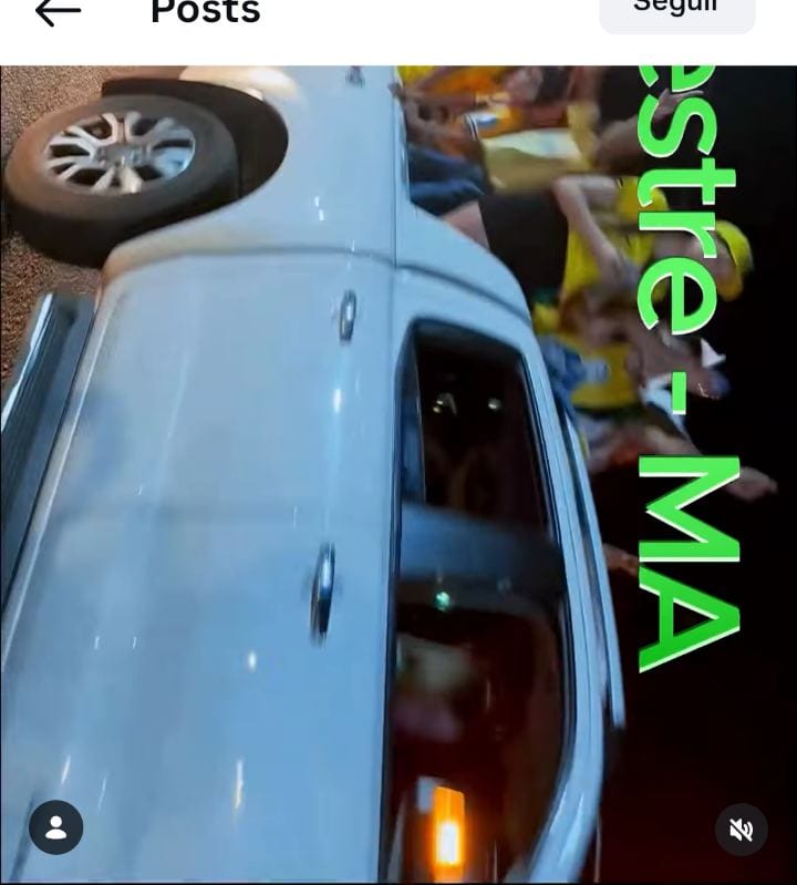Carreata pró‑Flavio Bolsonaro parte do posto Tanque Cheio em Campestre do MA