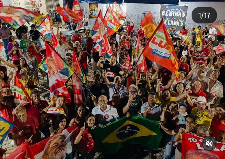 Carreata em Mossâmedes (GO) reuniu comitiva da Cidade de Goiás em apoio a Lula