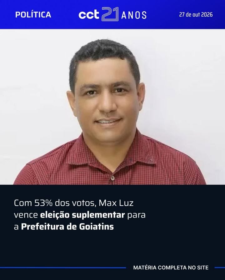 Além das disputas para governador e presidente no segundo turno, Goiatins, localizado no nordeste do Tocantins, realizou