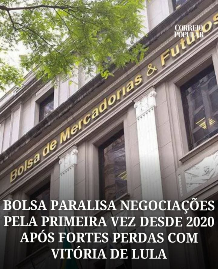 A Bolsa brasileira acionou o mecanismo de circuit breaker nesta segunda-feira (26), em meio à forte queda dos ativos nac