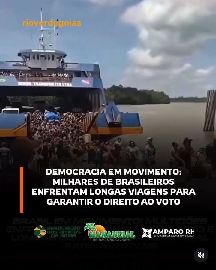 Na véspera da eleição presidencial, imagens mostram milhares de brasileiros enfrentando longas viagens para exercer o d