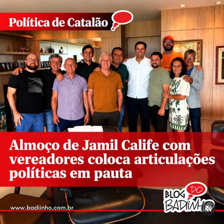 #ARTICULAÇÕES_EM_ALTA Jamil Calife fortalece grupo de vereadores e mira novos passos na política