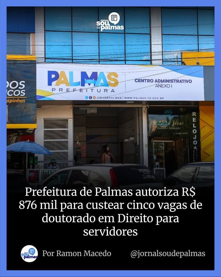 A Prefeitura de Palmas aprovou a contratação da Fundação Carlos Chagas (FCC) para organizar o próximo concurso público p