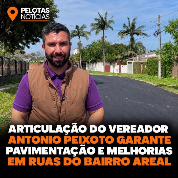 RUAS DO BAIRRO AREAL RECEBEM NOVO ASFALTO APÓS MOBILIZAÇÃO DE MORADORES E ATUAÇÃO DE VEREADOR