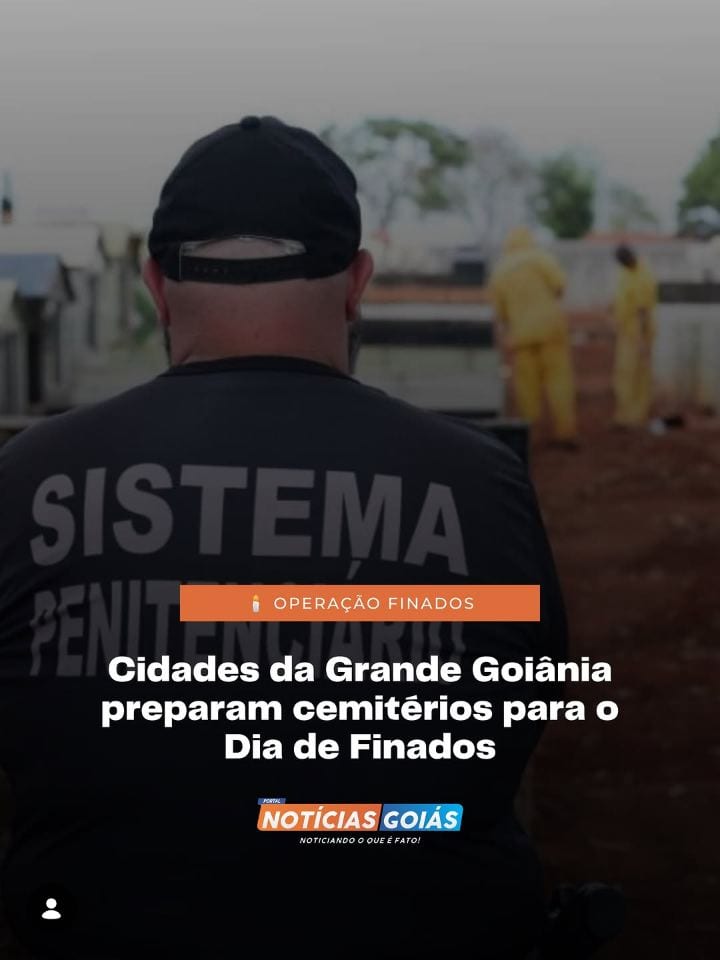 Goiânia, Aparecida de Goiânia, Senador Canedo e Trindade organizaram ações especiais para receber visitantes nos cemitér