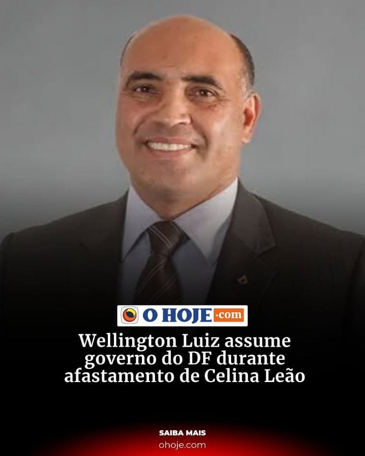 O presidente da Câmara Legislativa do Distrito Federal (CLDF), Wellington Luiz (MDB), assume interinamente o Governo do