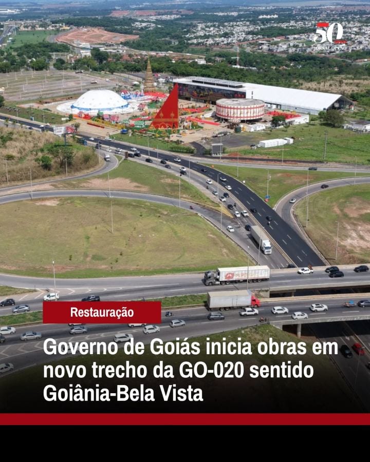 O Governo de Goiás, por meio da Agência Goiana de Infraestrutura e Transportes (Goinfra), concluiu a restauração da GO-0