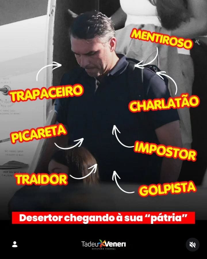 Esse é o cara que queria ser presidente do Brasil.