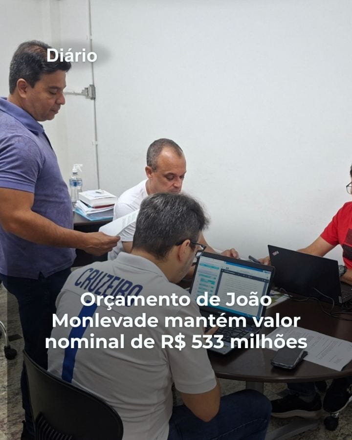 Orçamento de João Monlevade mantém valor nominal de R$ 533 milhões