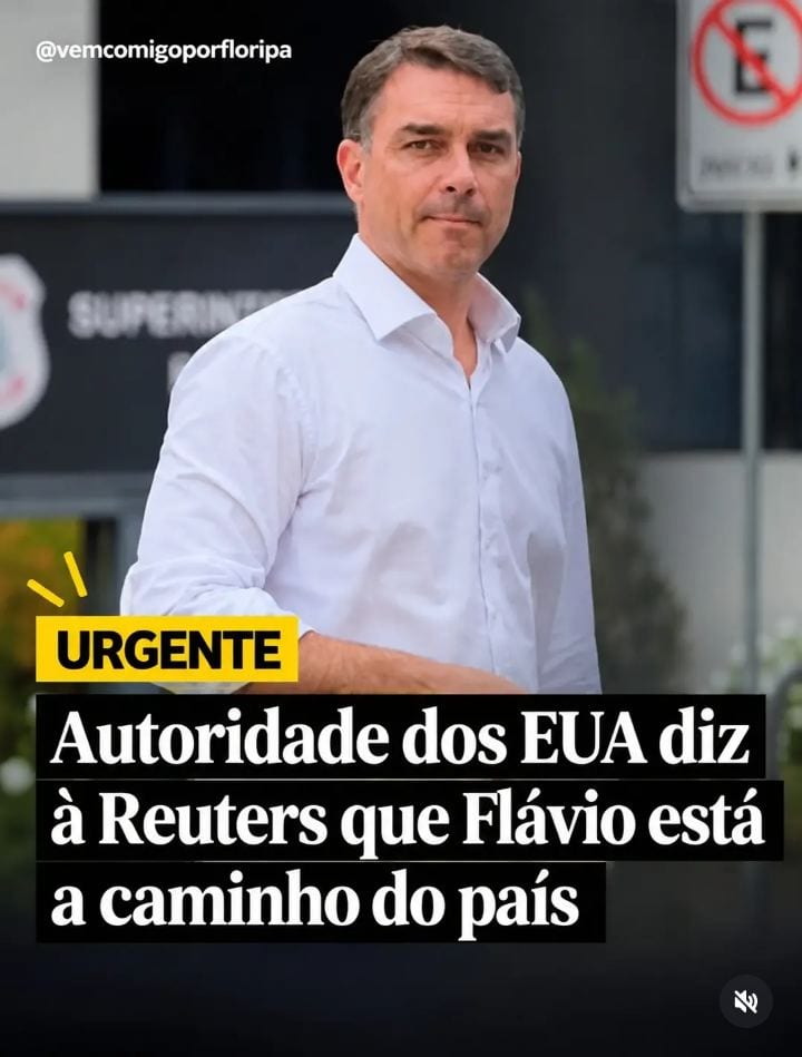 URGENTE | FLÁVIO BOLSONARO A CAMINHO DOS EUA