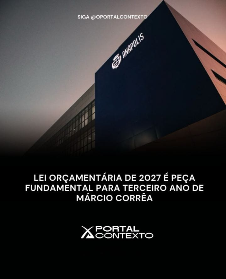 Câmara de Anápolis vota LOA 2027 em novembro ou início de dezembro