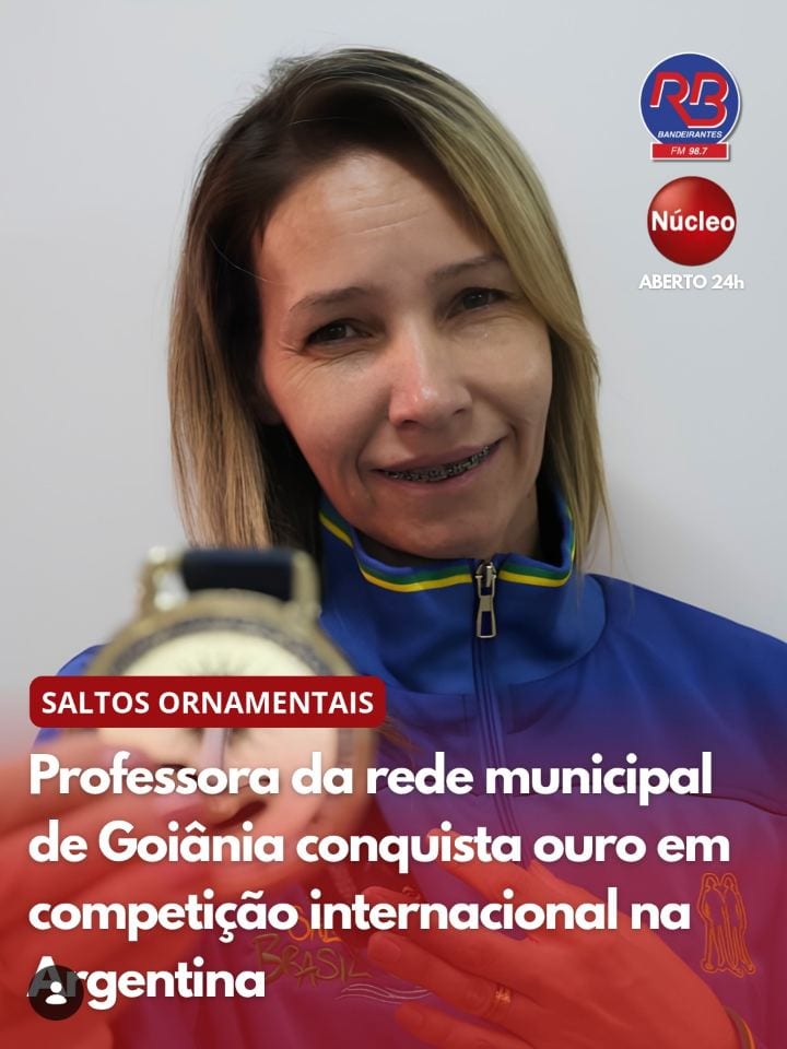 A professora Juliana Fonseca, de 48 anos, servidora da Secretaria Municipal de Educação (SME) de Goiânia, conquistou a m