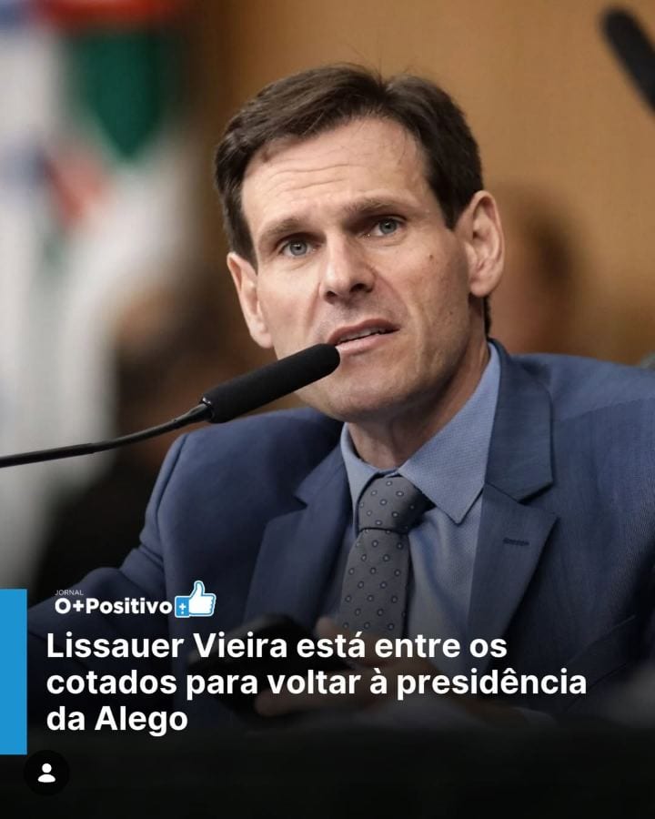 Lissauer Vieira (PL) está entre os nomes cotados para assumir a presidência da Assembleia Legislativa de Goiás (Alego) n