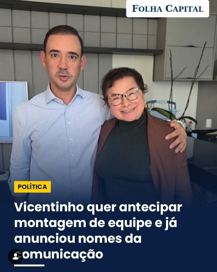 O governador eleito Vicentinho Junior (PSDB) quer antecipar o anúncio de seus auxiliares para a nova gestão do Governo d