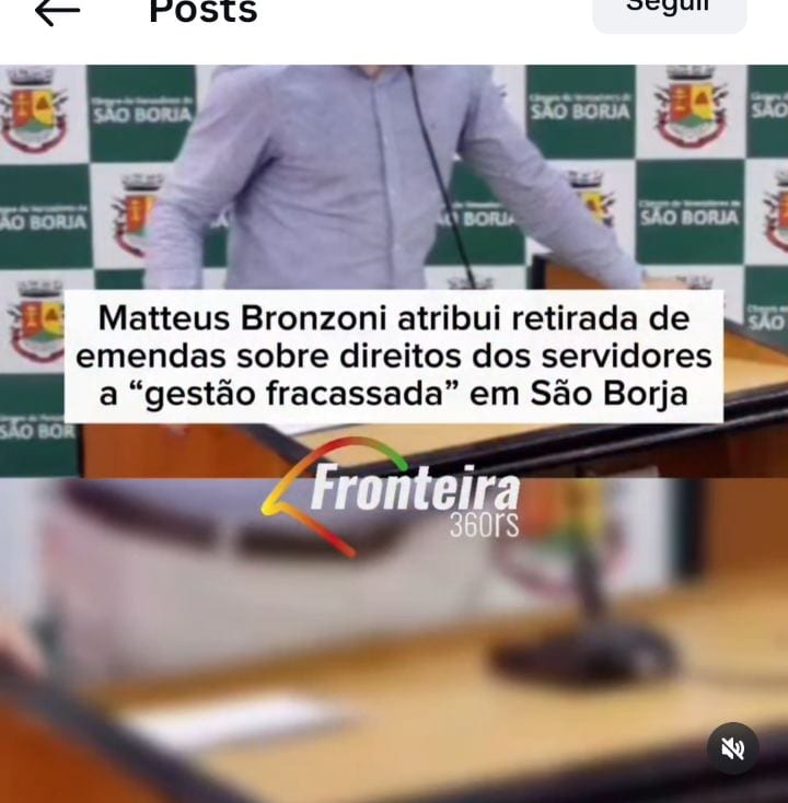 Vereador chama de “estelionato eleitoral” relato sobre finanças de São Borja