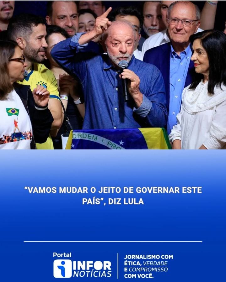 LULA PROMETE MUDAR FORMA DE GOVERNAR E AMPLIAR INVESTIMENTOS EM TECNOLOGIA, EDUCAÇÃO E SAÚDE