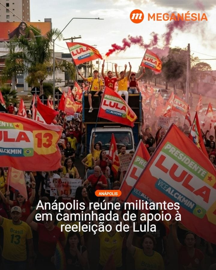 Manifestantes ocupam vias de Anápolis em apoio a Lula