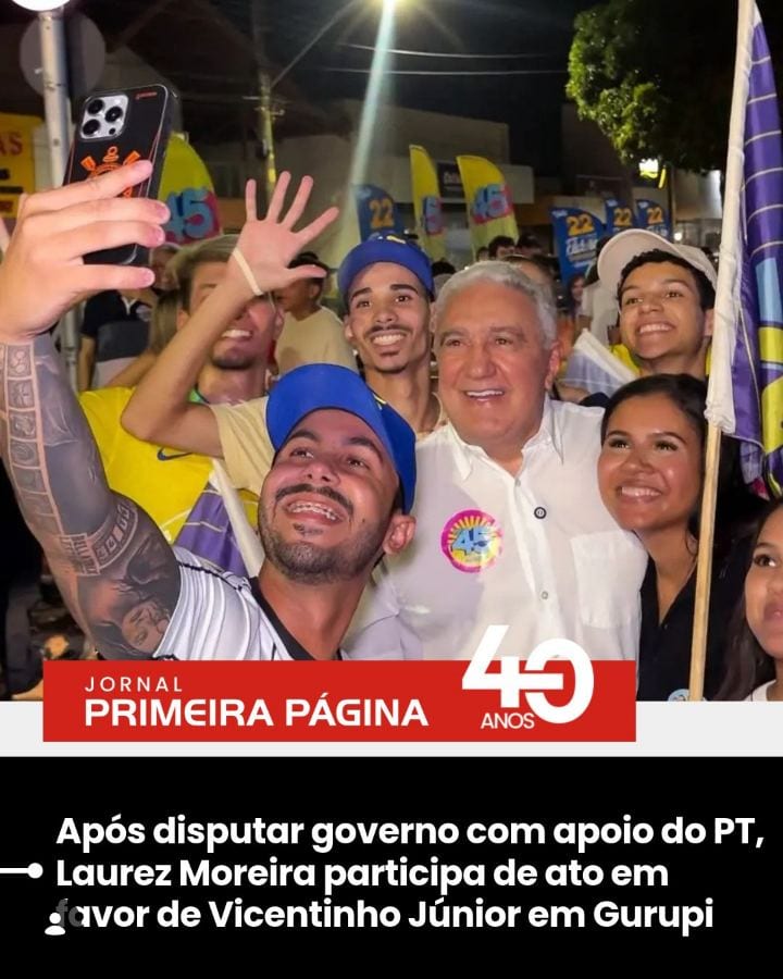 Laurez Moreira fez primeiro ato público de apoio a Vicentinho Júnior em Gurupi