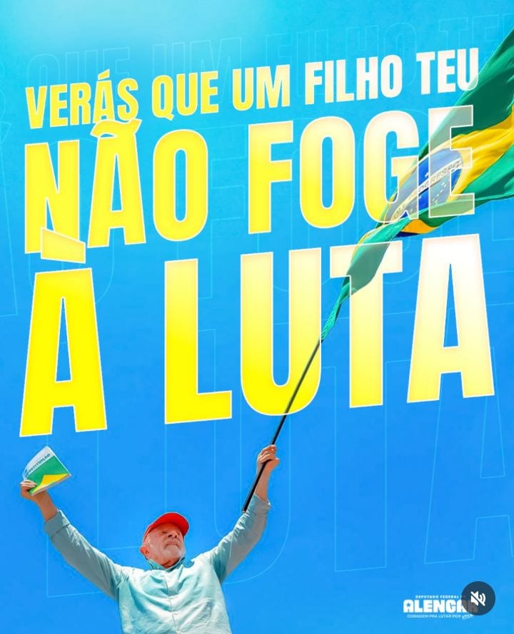 O Lula nunca largou o Brasil!