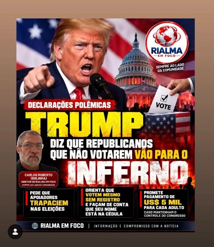 TRUMP CAUSA POLÊMICA COM DECLARAÇÕES SOBRE ELEIÇÕES NOS ESTADOS UNIDOS