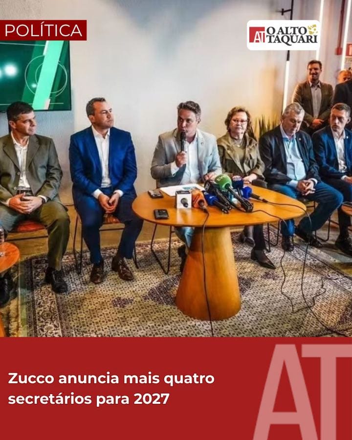 POLÍTICA | O governador eleito, Luciano Zucco (PL), anunciou, na tarde desta quinta-feira, dia 29, quatro novos secretár