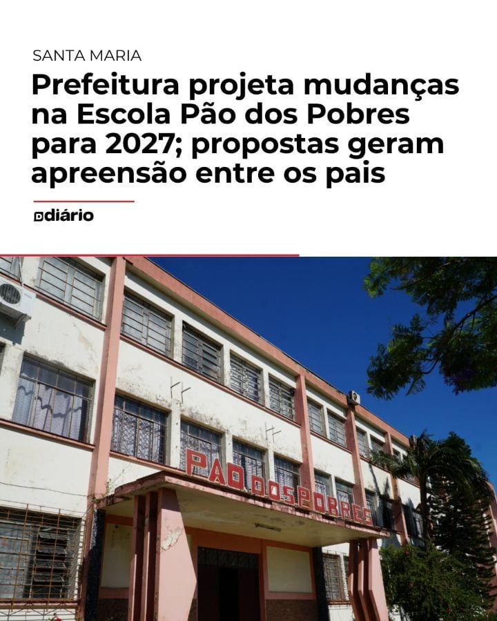 Santa Maria abre escuta sobre mudanças na EMEF Pão dos Pobres Santo Antônio