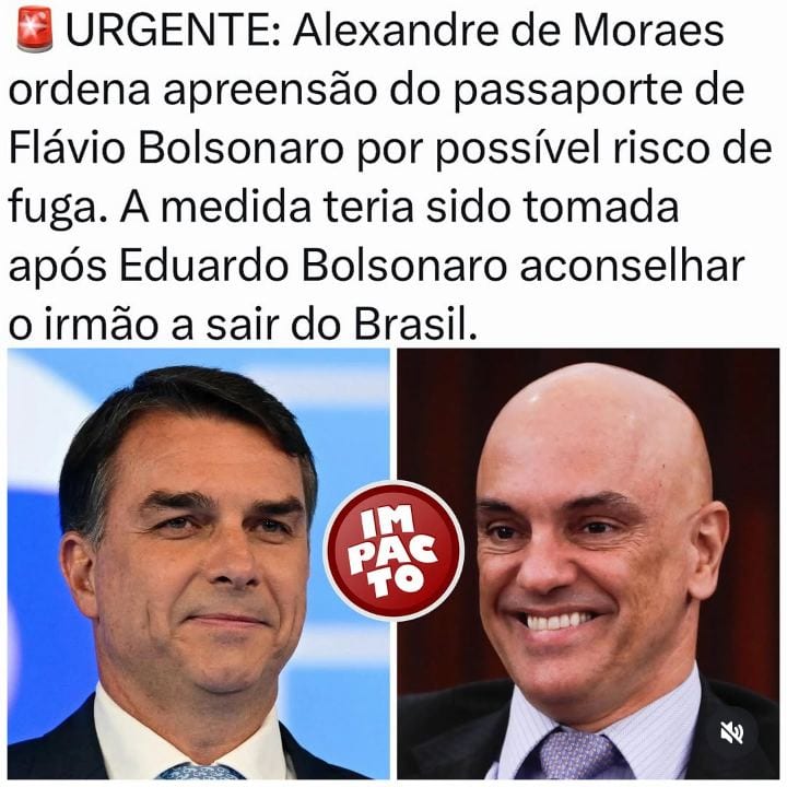 Após o resultado das eleições, Flávio Bolsonaro afirmou ter sido abordado pela Polícia Federal em plena rua para entrega